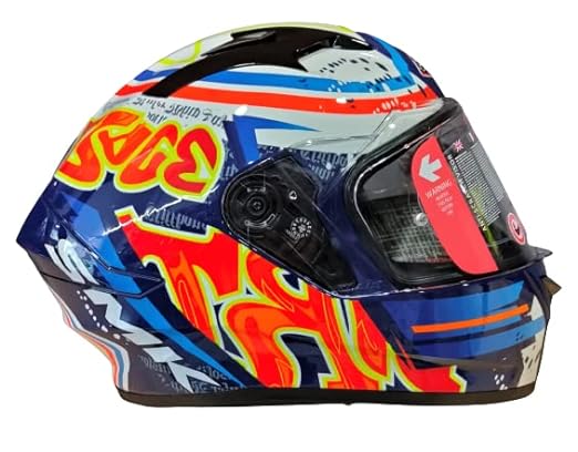 SMK HELMET STELLAR GRAFFITI GRPS - GL 537