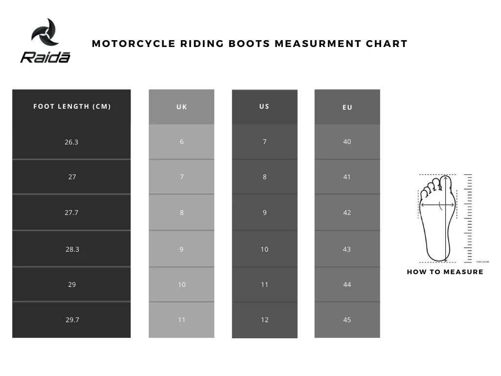 RAIDA GEARS MOTORCYCLE BOOTS - TOURER