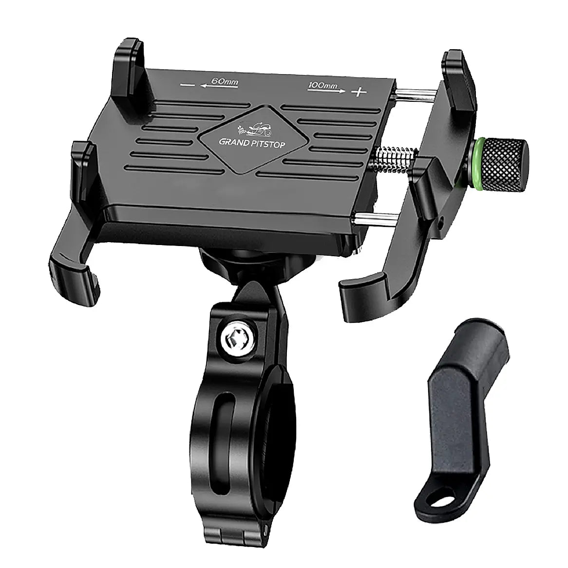 GRANDPITSTOP CLAW GRIP WITH JAW MOBILE HOLDER (ALUMINIUM) - BLACK