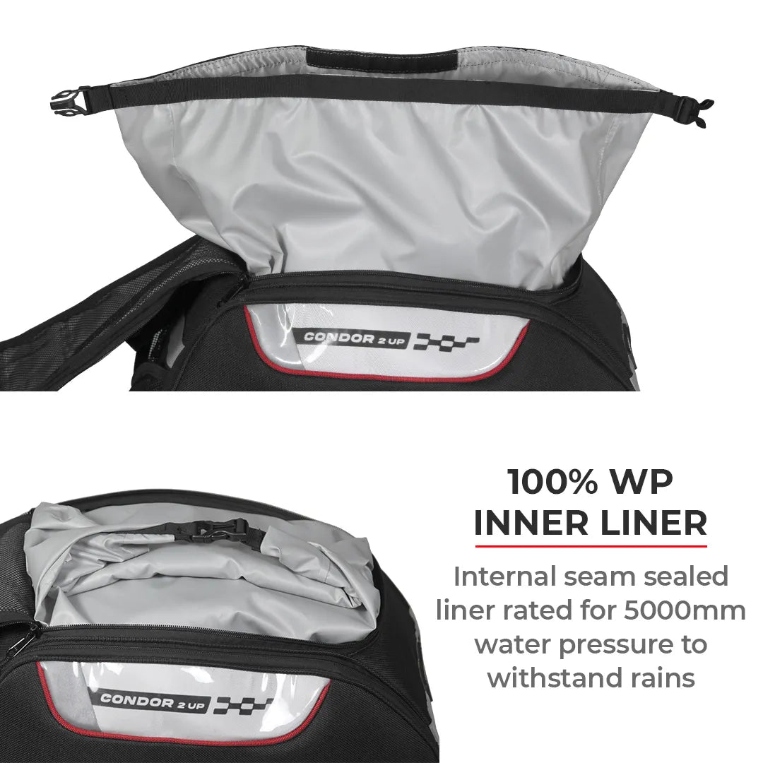 VIATERRA CONDOR - 100% WATERPROOF MOTORCYCLE SADDLE BAGS