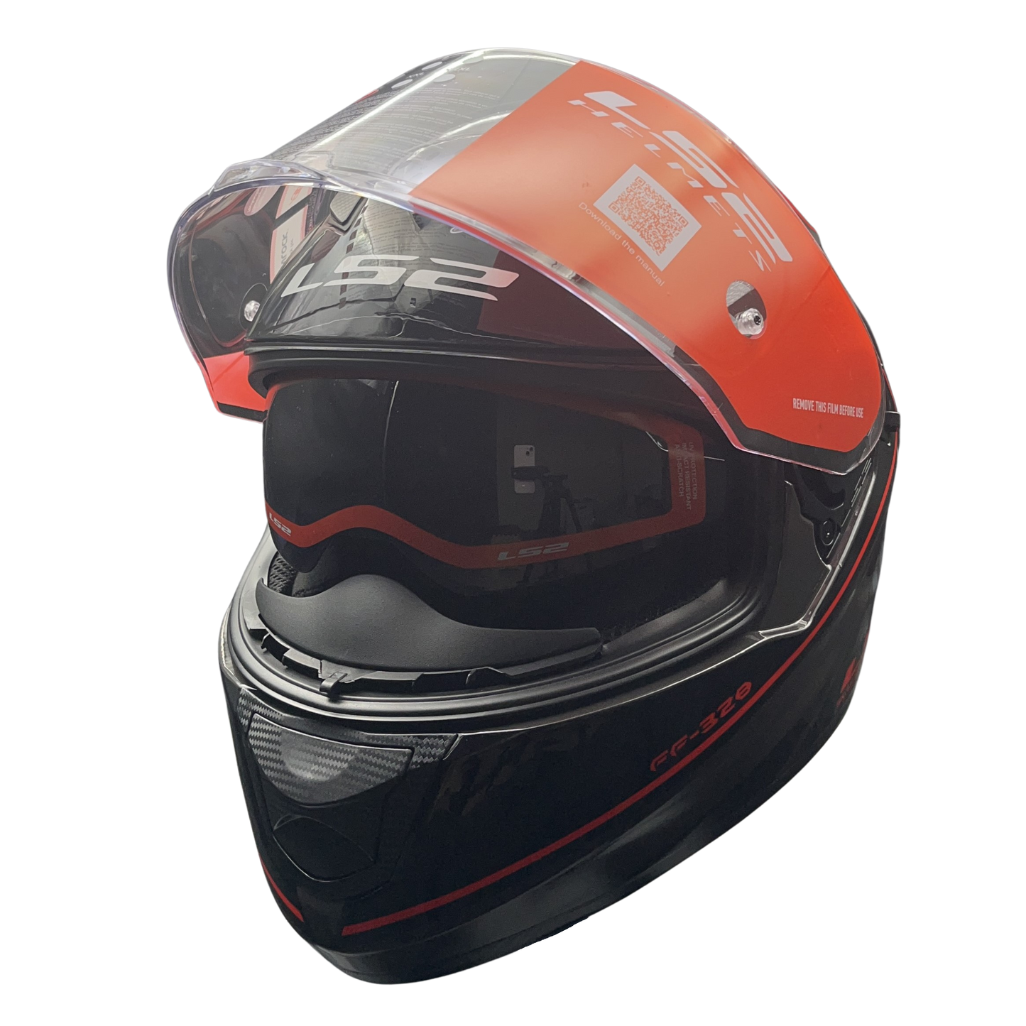 LS2 HELMET FF320 D RING GGIO 7C