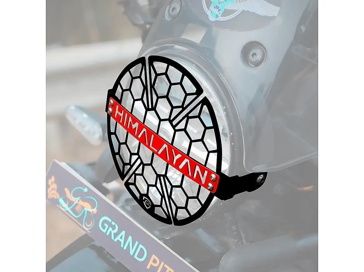 GRANDPITSTOP HEADLIGHT GRILL - HIMALAYAN - 450 - BLACK
