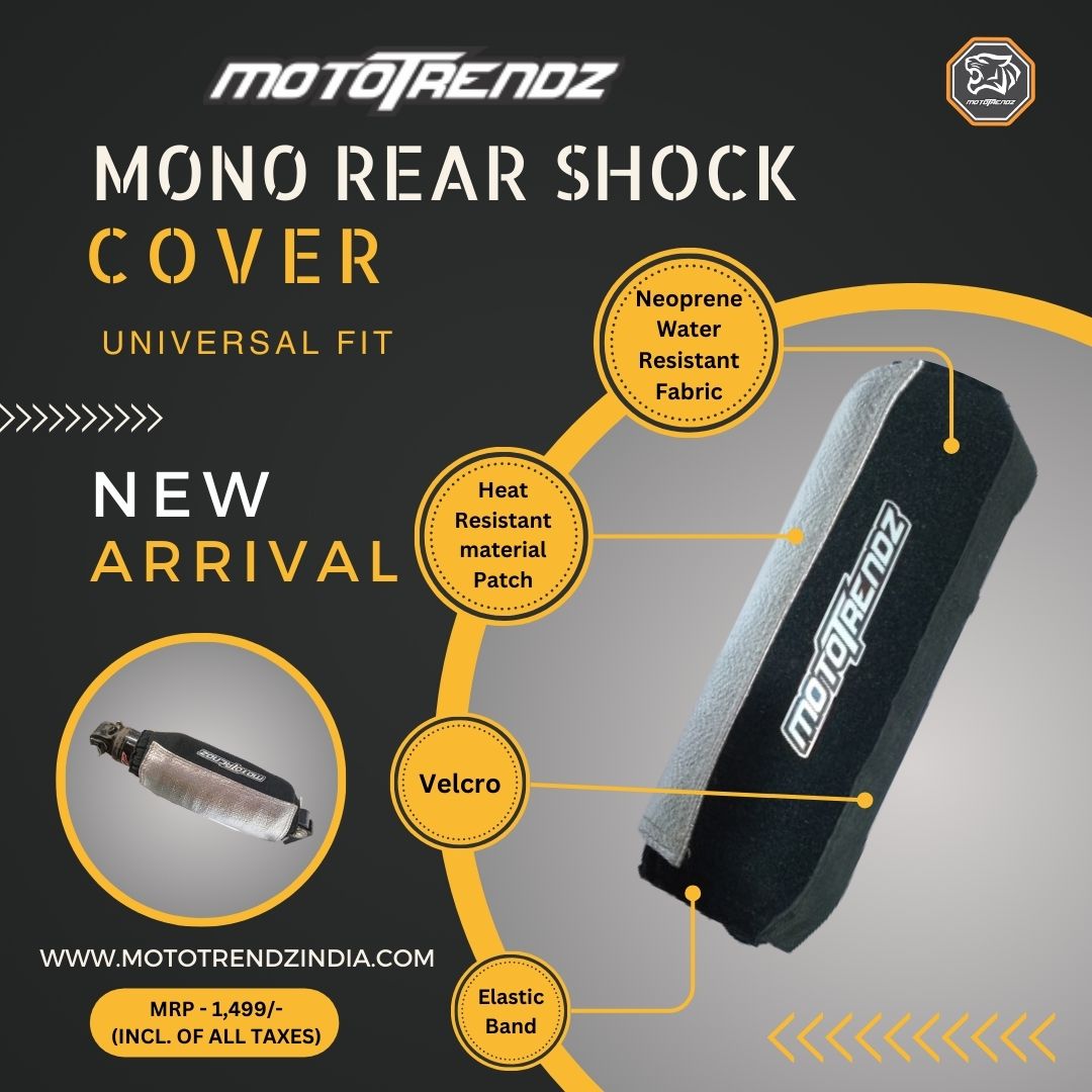 MOTOTRENDZ MONO REAR SHOCKUP COVER UNIVERSAL