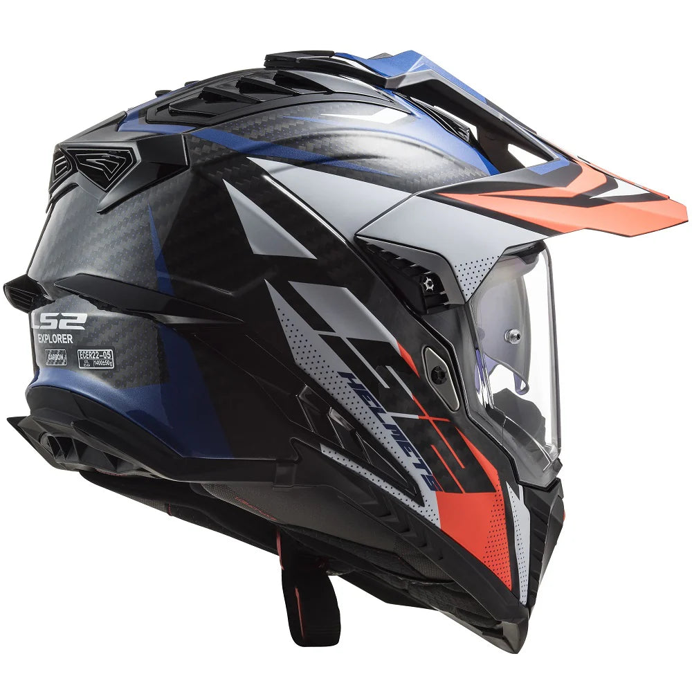 LS2 HELMET MX701 EXPLORER CARBON - FOCUS