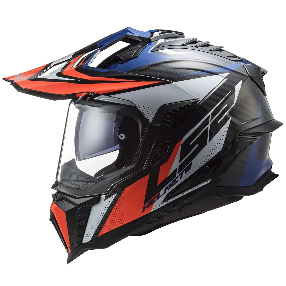LS2 HELMET MX701 EXPLORER CARBON - FOCUS