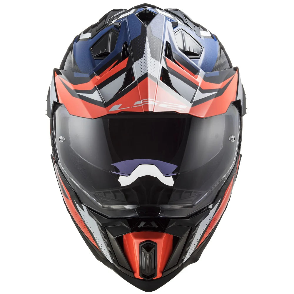 LS2 HELMET MX701 EXPLORER CARBON - FOCUS