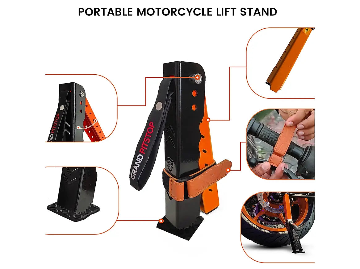 GRANDPITSTOP MOTOJACK - BLACK ORANGE