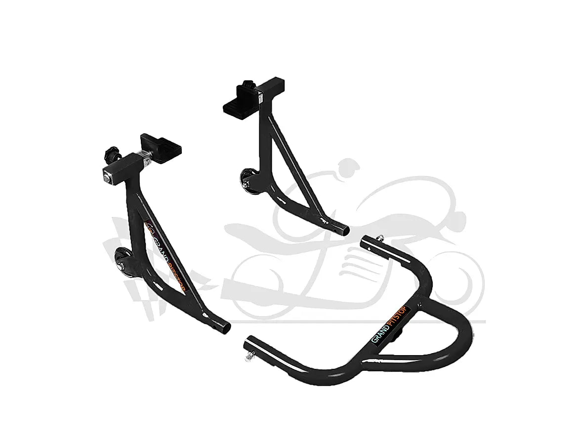 GRANDPITSTOP REAR PADDOCK STAND DISMENTABLE - BLACK