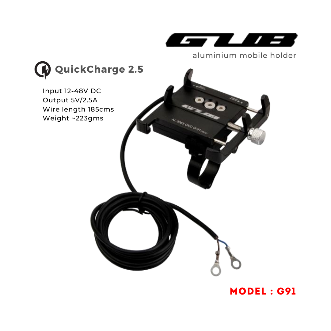 GUB G91 WITH QUICKCHARGER