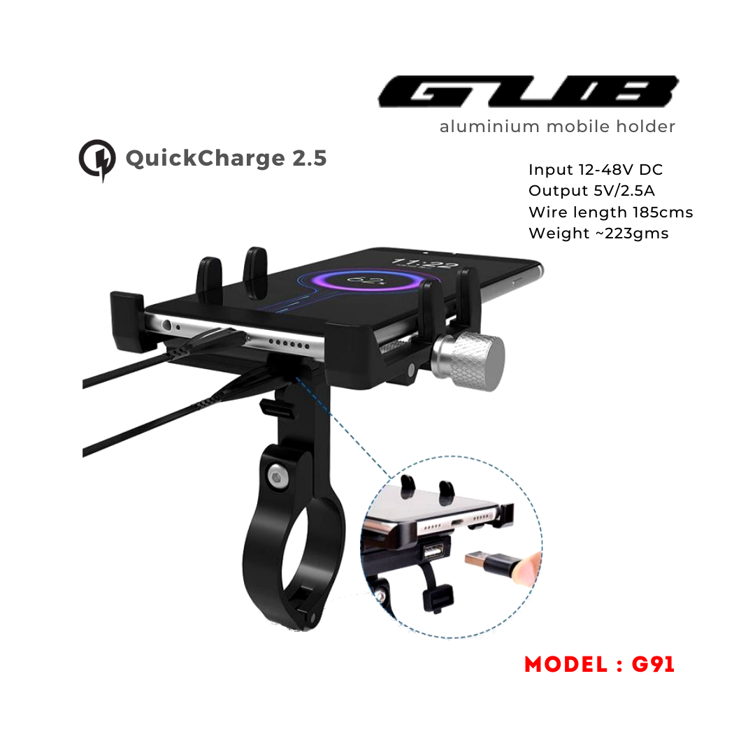 GUB G91 WITH QUICKCHARGER