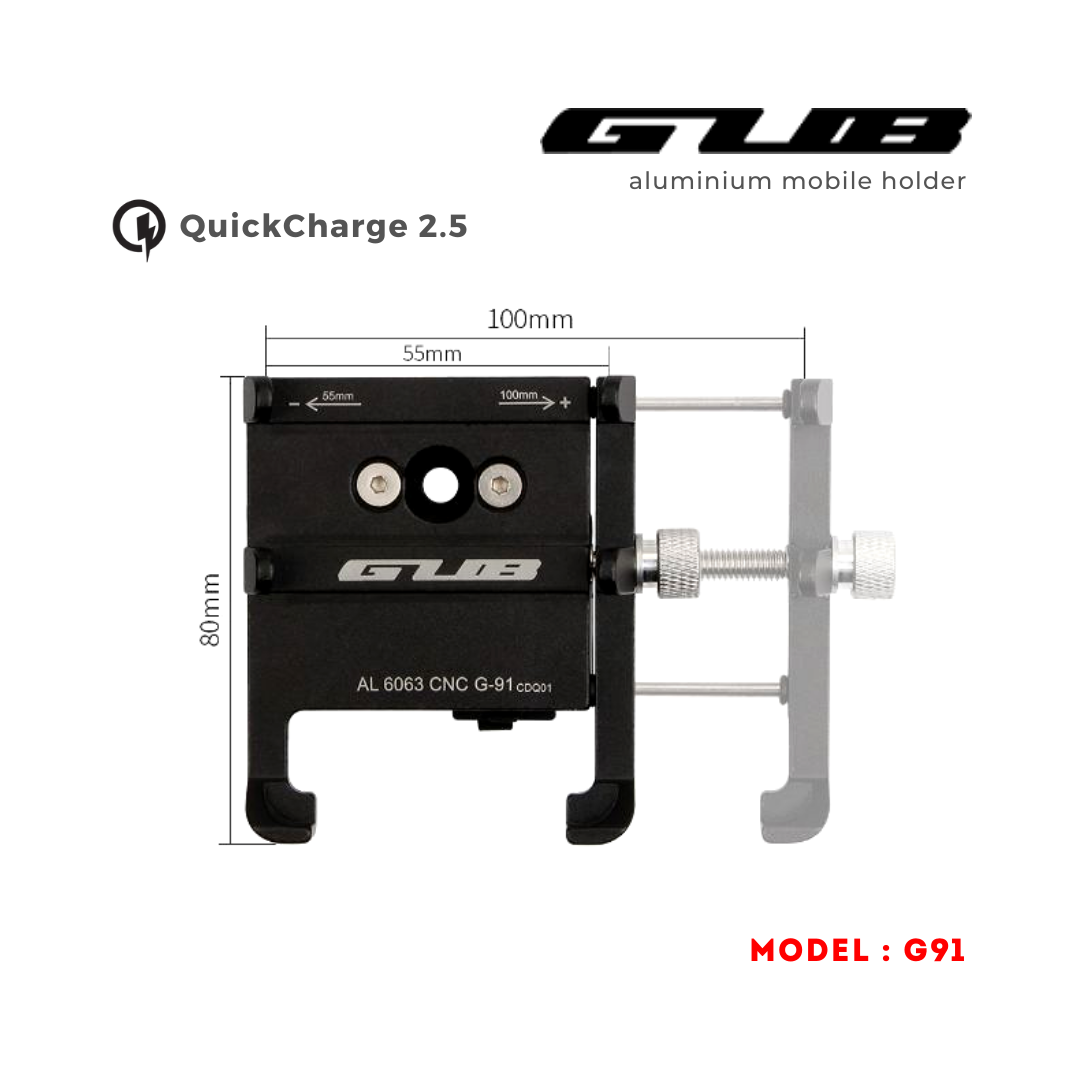 GUB G91 WITH QUICKCHARGER