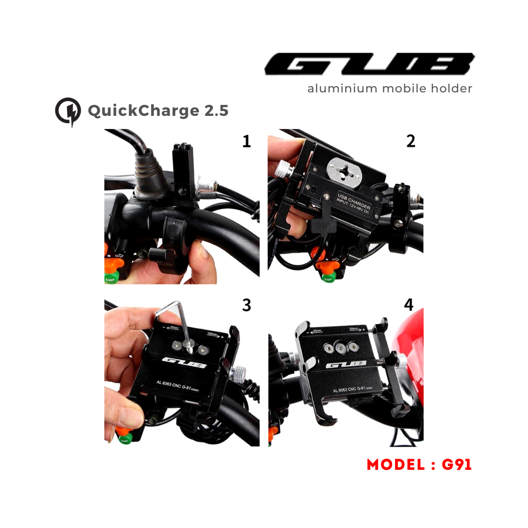 GUB G91 WITH QUICKCHARGER