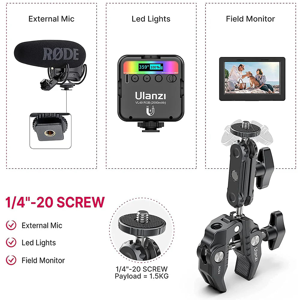 ULANZI R094 CLAMP MOUNT