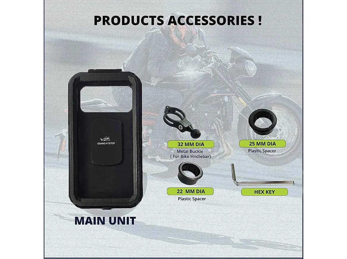 GRANDPITSTOP WATERPROOF HOLDER WITH HANDLE MOUNT