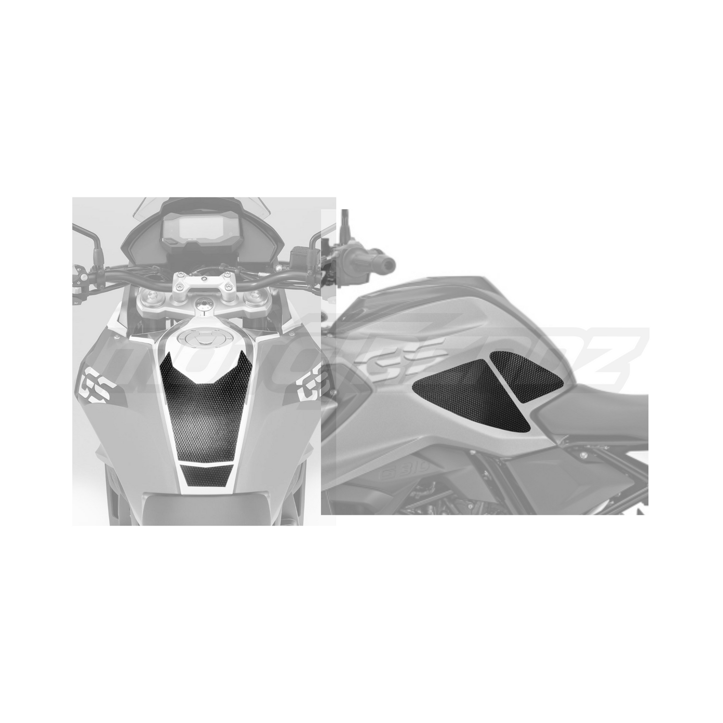 MOTOTRENDZ TRACTION PADS BMW G 310 GS (TOP+SIDES)