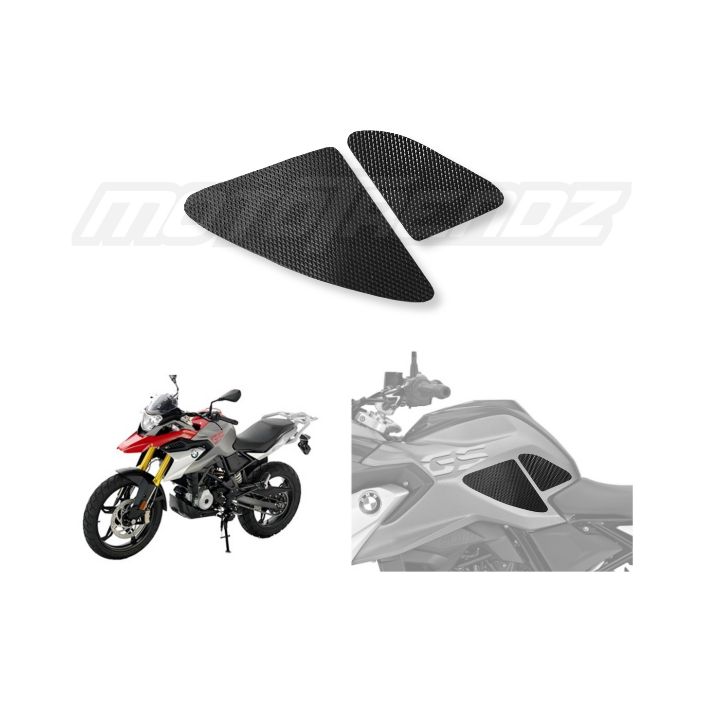 MOTOTRENDZ TRACTION PADS BMW G 310 GS (TOP+SIDES)