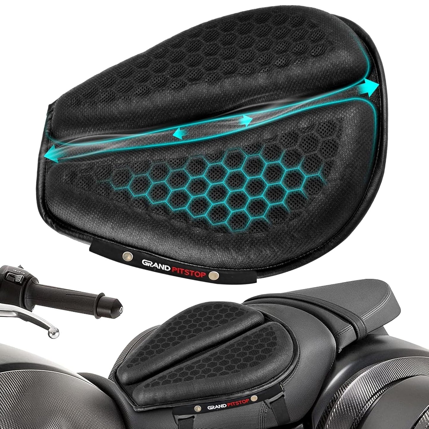 Grandpitstop Honeycomb Gel Air Seat Cushion