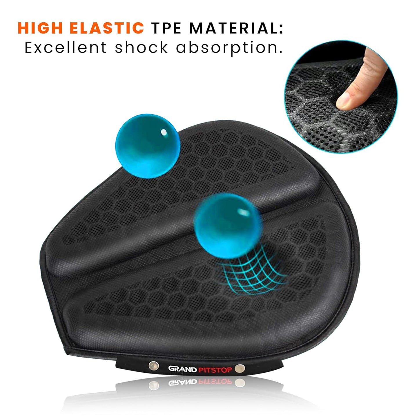 Grandpitstop Honeycomb Gel Air Seat Cushion