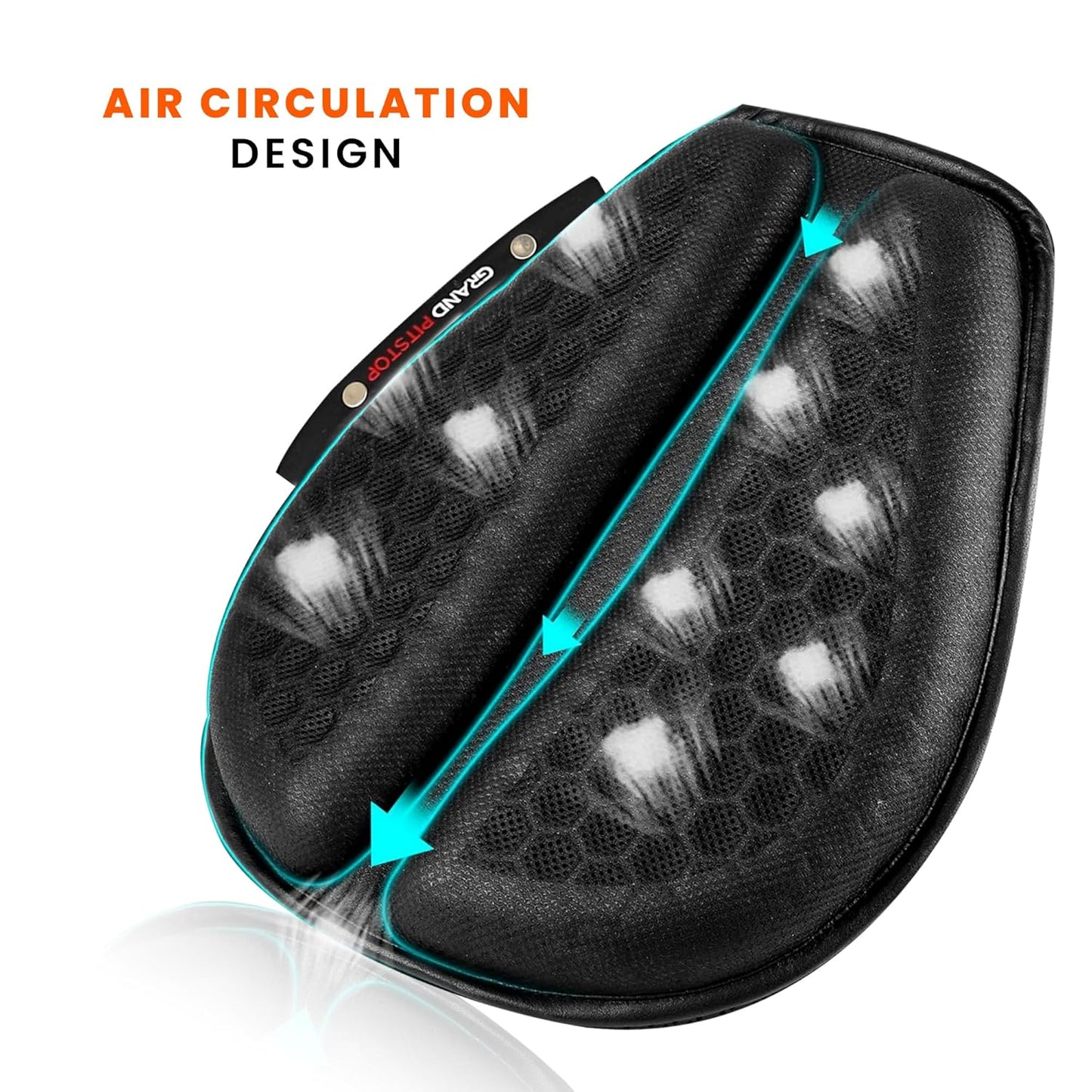 Grandpitstop Honeycomb Gel Air Seat Cushion