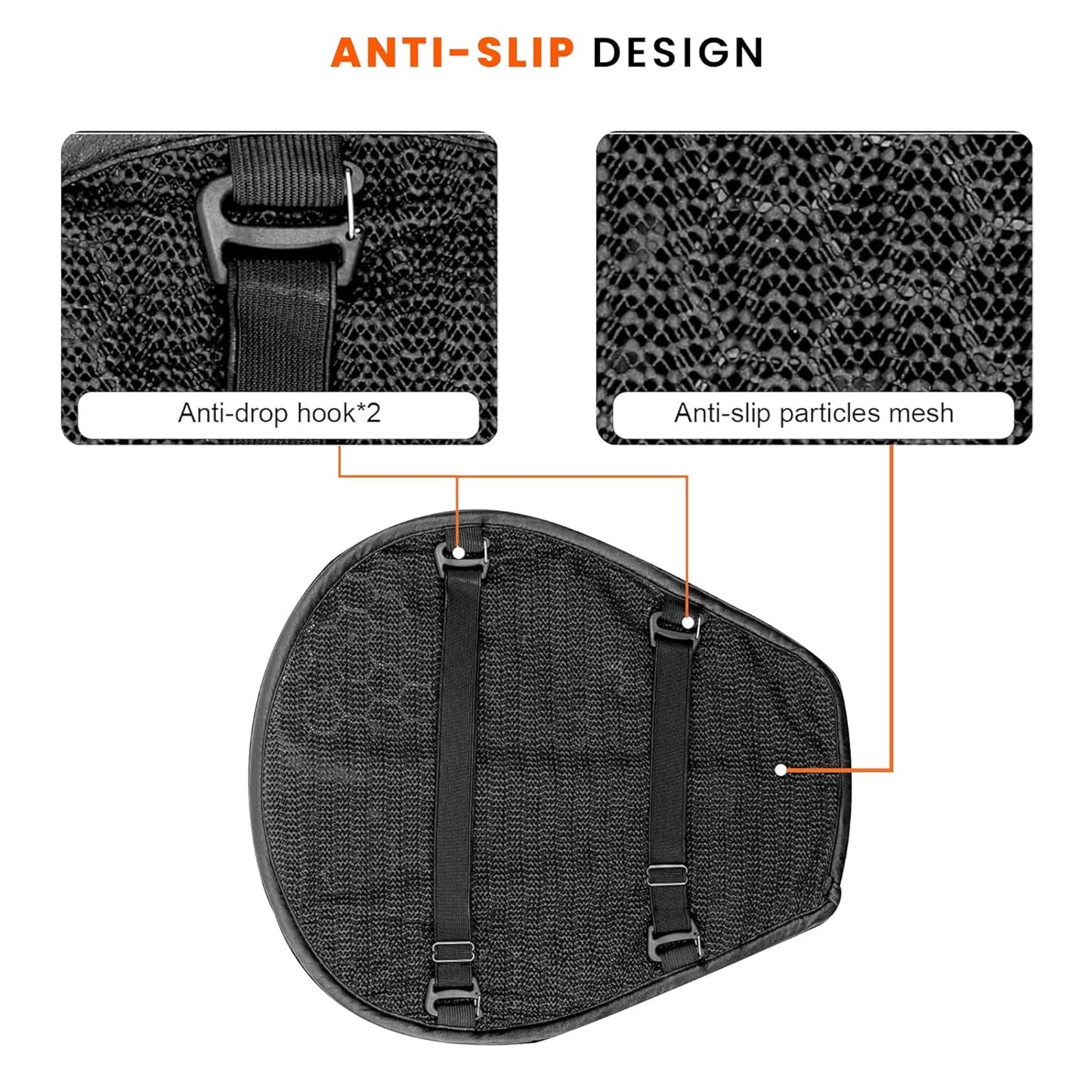 Grandpitstop Honeycomb Gel Air Seat Cushion