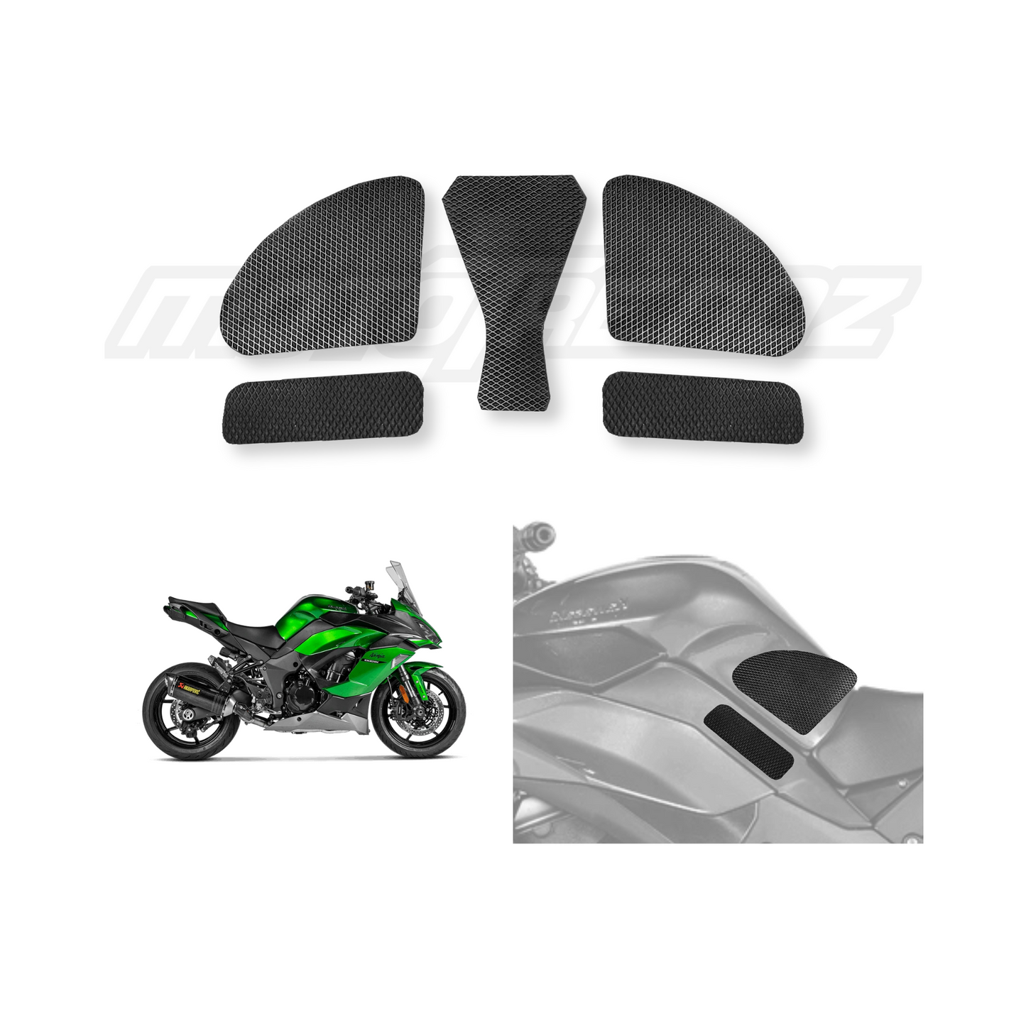 MOTOTRENDZ TRACTION PADS KAWASAKI NINJA 1000 SX (SIDES)