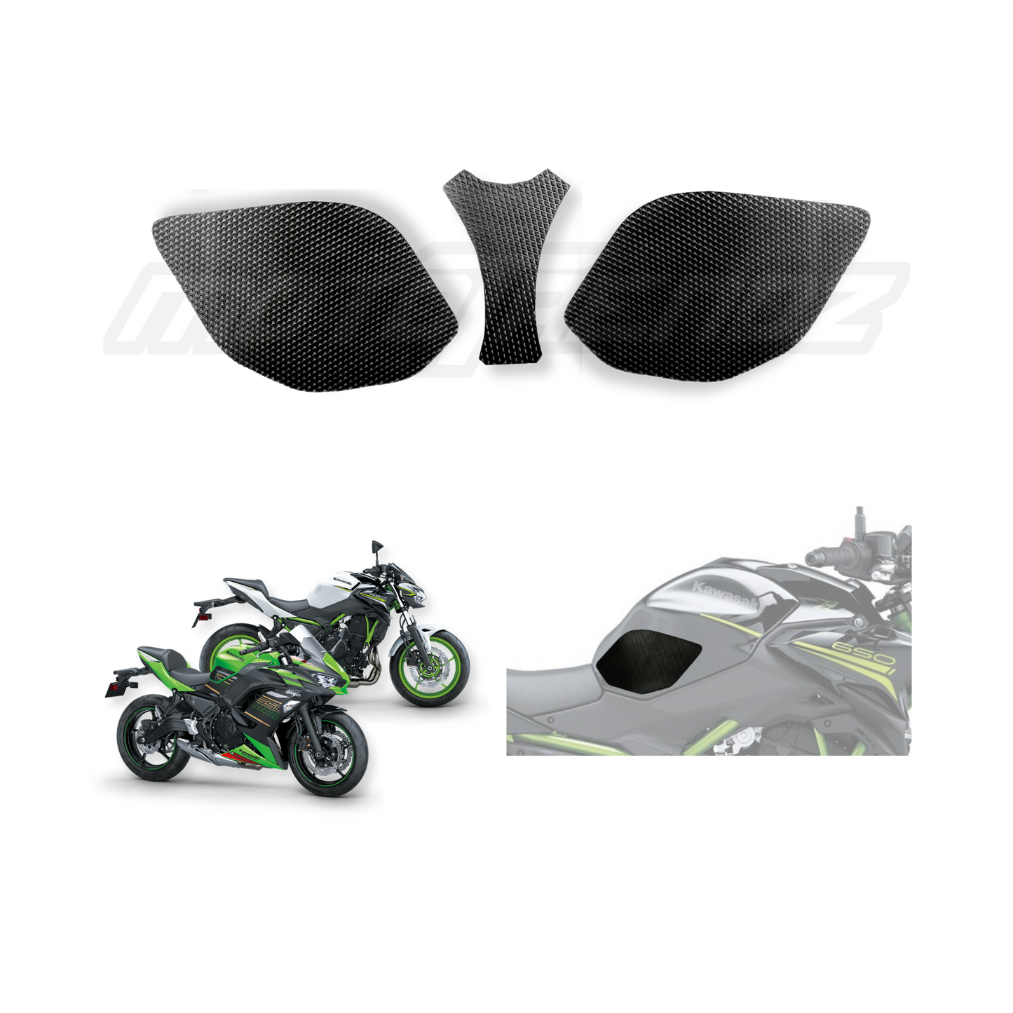 MOTOTRENDZ TRACTION PADS KAWASAKI NINJA 650/ Z650 (BS6) (SIDES)