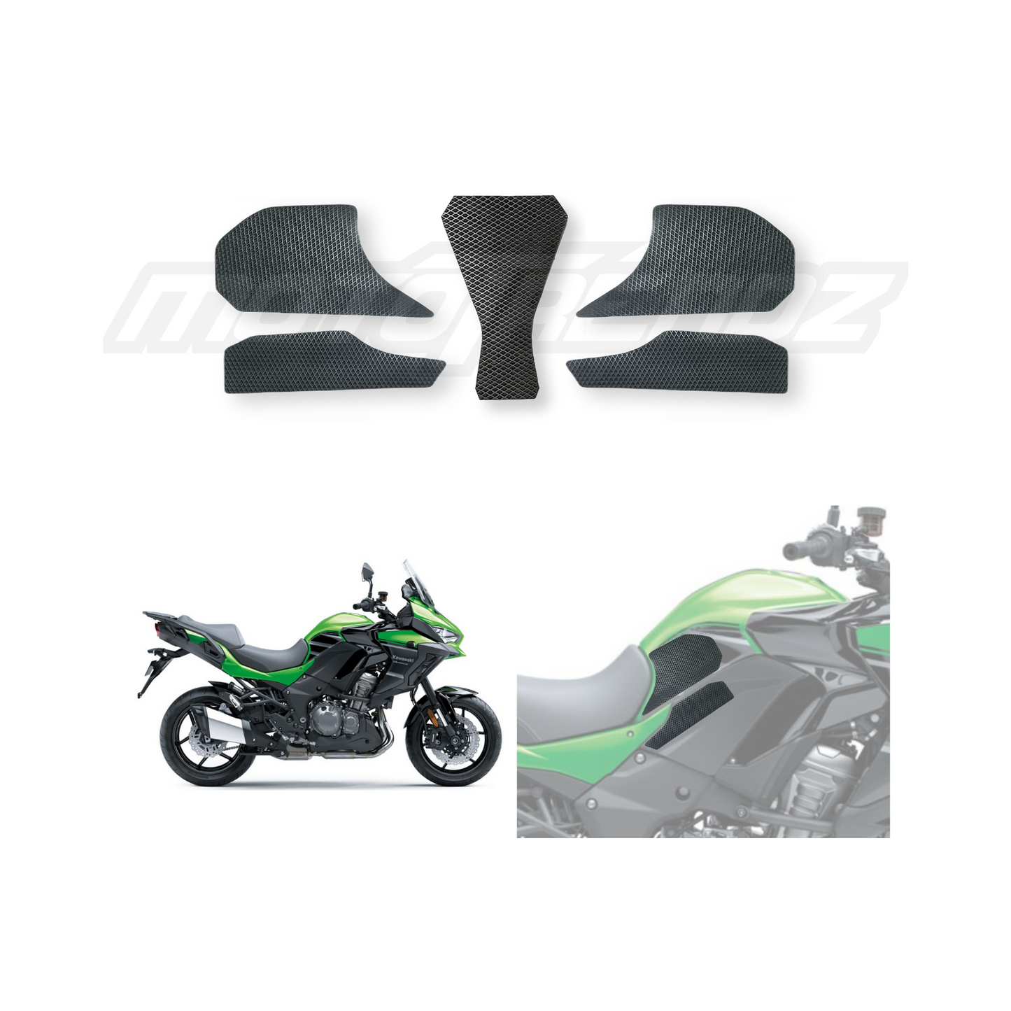 MOTOTRENDZ TRACTION PADS KAWASAKI VERSYS 1000 (SIDES)