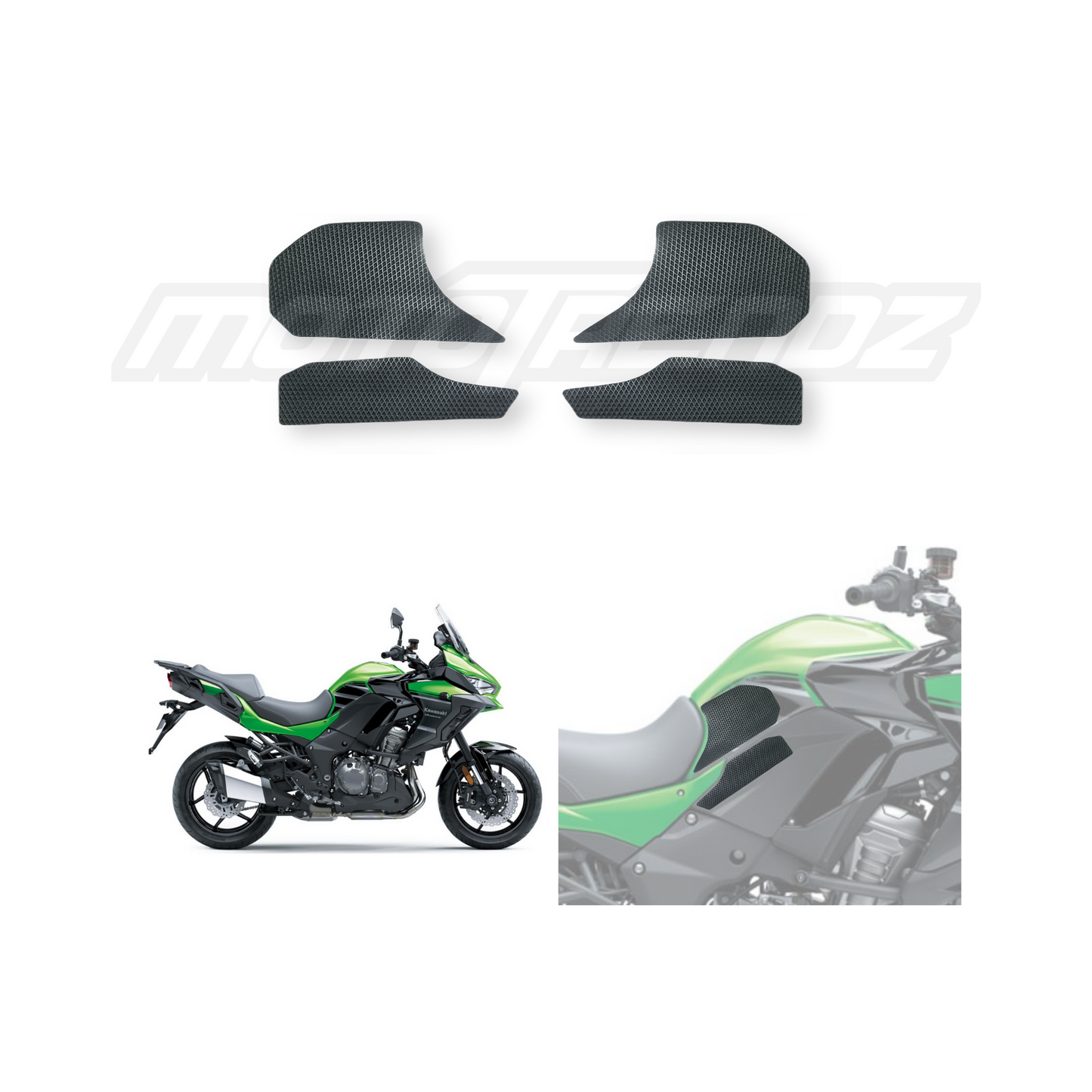MOTOTRENDZ TRACTION PADS KAWASAKI VERSYS 1000 (SIDES)