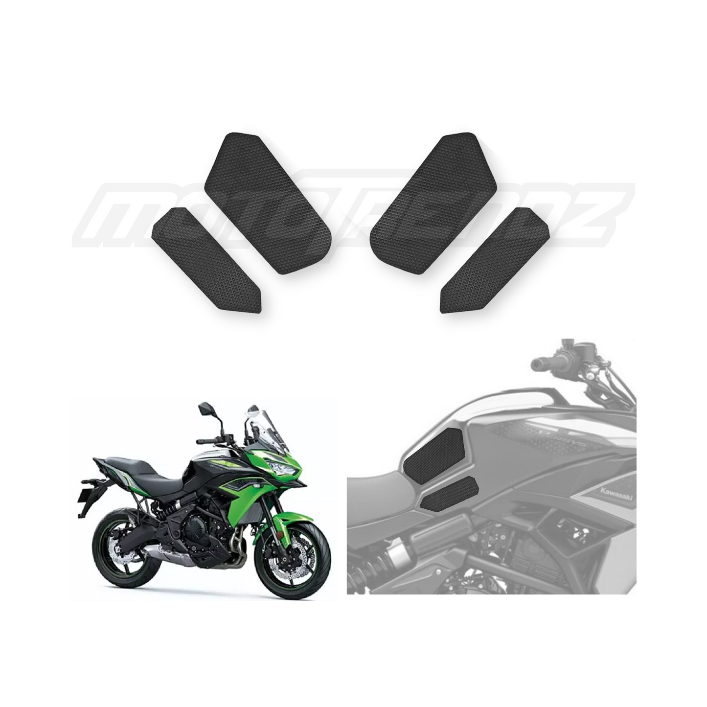MOTOTRENDZ TRACTION PADS KAWASAKI VERSYS 650 (SIDES)