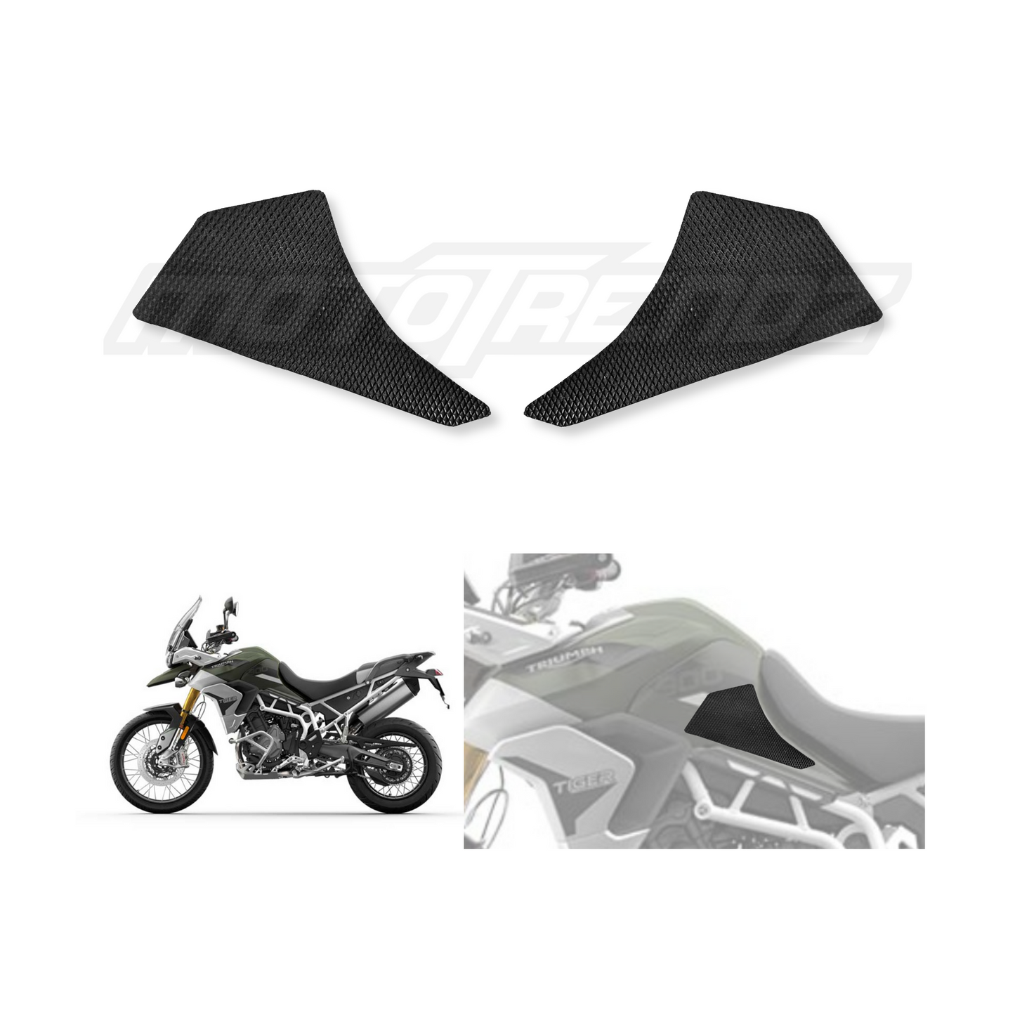 MOTOTRENDZ TRACTION PADS TRIUMPH TIGER 850 / 900 (SIDES)