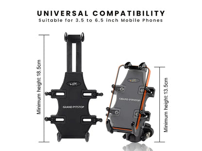 GRANDPITSTOP 4-SIDED GRIP MOBILE MOUNT - BLACK