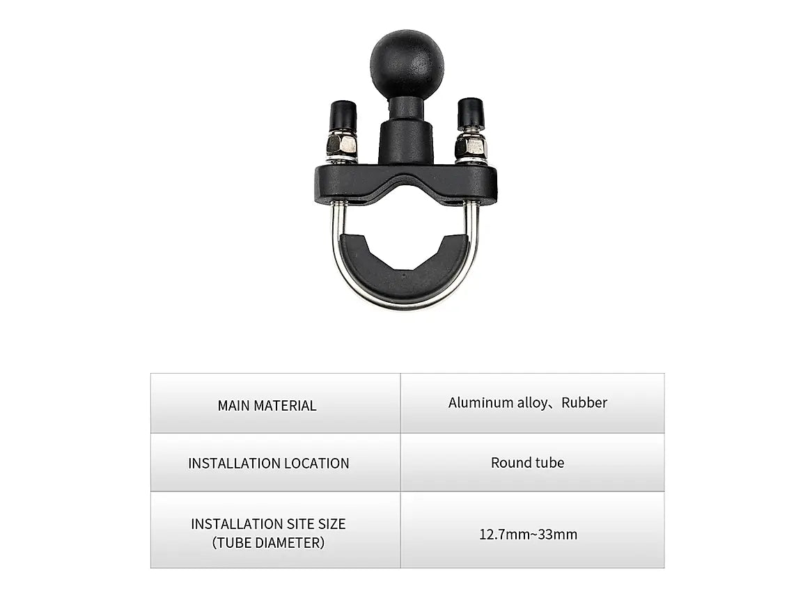 GRANDPITSTOP 4-SIDED GRIP MOBILE MOUNT - BLACK