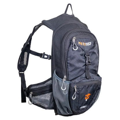 MOTOTECH STEALTH HYDRATION BACKPACK - 8 LITRES - BLACK