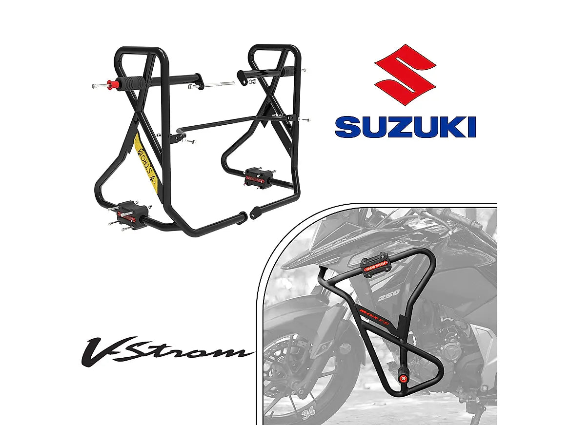 GRANDPITSTOP CRASH GUARD PAIR - SUZUKI VSTROM 250
