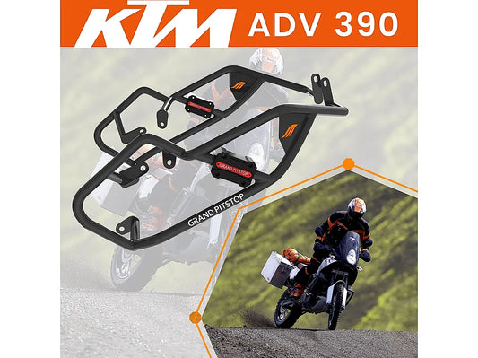 GRANDPITSTOP CRASH GUARD PAIR - KTM 390 ADV - BLACK
