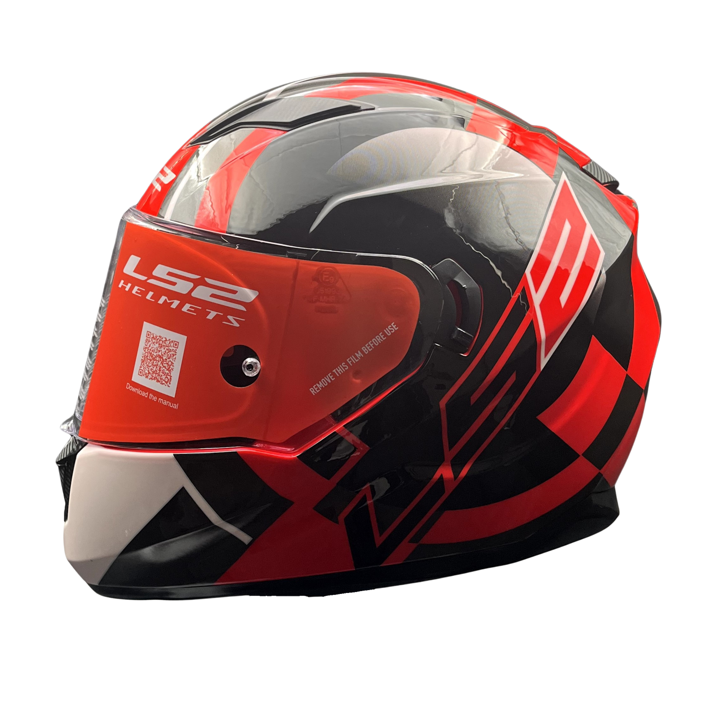 LS2 HELMET FF320 D RING TARGET 7C