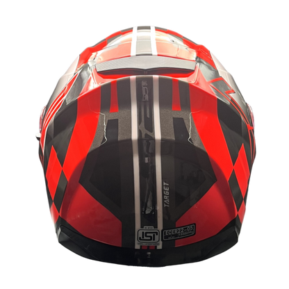 LS2 HELMET FF320 D RING TARGET 7C