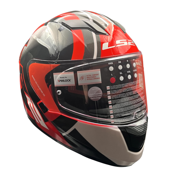 LS2 HELMET FF320 D RING TARGET 7C