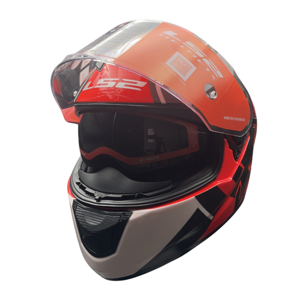 LS2 HELMET FF320 D RING TARGET 7C