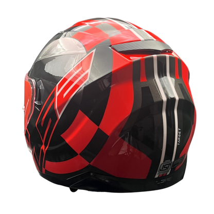 LS2 HELMET FF320 D RING TARGET 7C