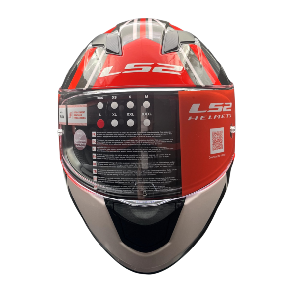 LS2 HELMET FF320 D RING TARGET 7C