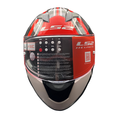 LS2 HELMET FF320 D RING TARGET 7C