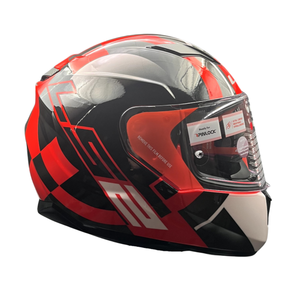 LS2 HELMET FF320 D RING TARGET 7C
