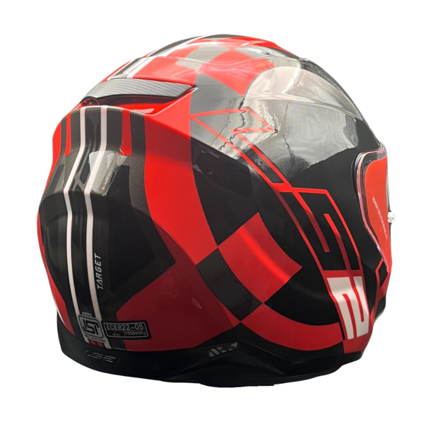 LS2 HELMET FF320 D RING TARGET 7C