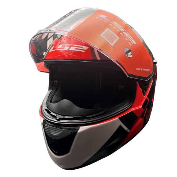 LS2 HELMET FF320 D RING TARGET 7C