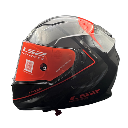 LS2 HELMET FF320 D RING GGIO 7C