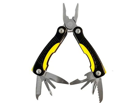 GRANDPITSTOP PREMIUM STAINLESS STEEL SURVIVAL MULTITOOL WITH FOLDING PLIERS