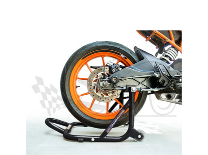 GRANDPITSTOP REAR PADDOCK STAND DISMENTABLE - BLACK