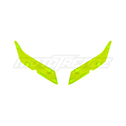MOTOTRENDZ HEADLIGHT PROTECTOR YAMAHA R15V3 - NEON GREEN