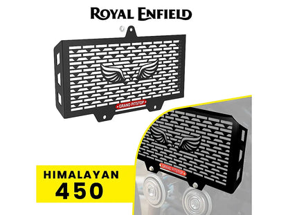 GRANDPITSTOP RADIATOR GUARD-  HIMALAYAN - 450 - BLACK